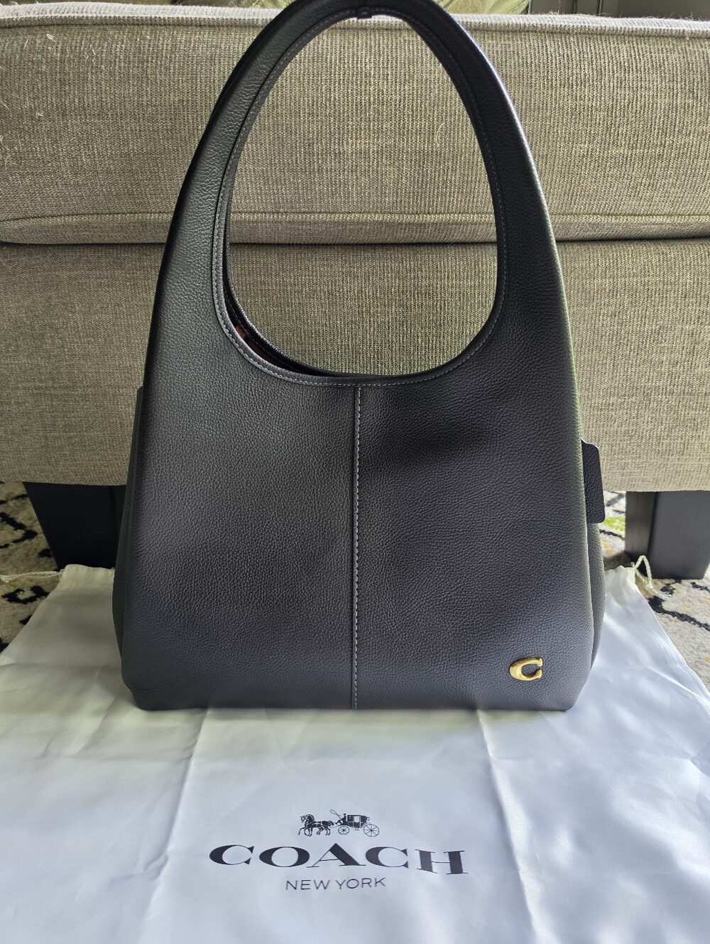 Coach Lana Shoulder Bag Black - Picture 3 of 14